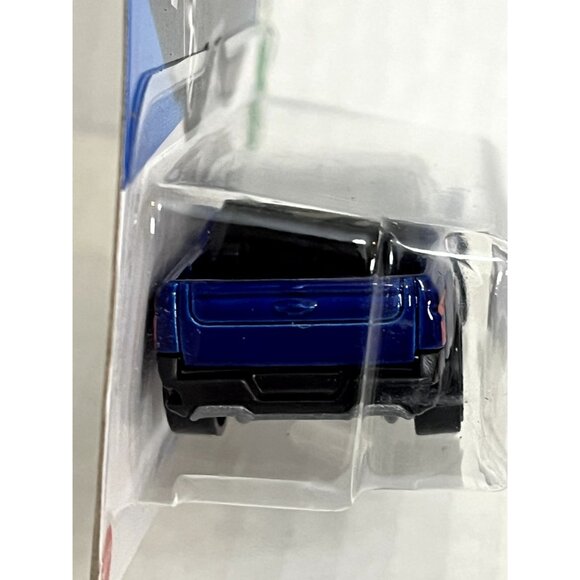 Hot Wheels Silverado EV RST Blue Truck HW Green Speed 2024 Mainline 110/250 - Picture 6 of 7